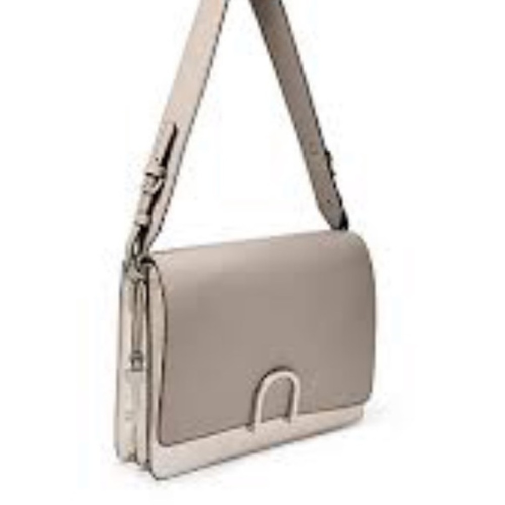 Fossil Finley leather color block bag
